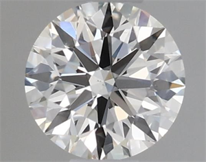 Picture of Natural Diamond 0.40 Carats, Round with Excellent Cut, I Color, VS2 Clarity and Certified by GIA