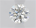 Natural Diamond 0.40 Carats, Round with Excellent Cut, I Color, VVS2 Clarity and Certified by GIA