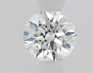 Picture of Natural Diamond 0.40 Carats, Round with Excellent Cut, I Color, VVS2 Clarity and Certified by GIA