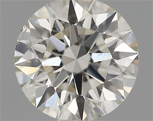 Picture of Natural Diamond 0.50 Carats, Round with Excellent Cut, H Color, SI1 Clarity and Certified by IGI