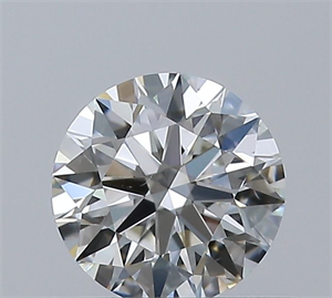 Picture of Natural Diamond 0.41 Carats, Round with Excellent Cut, I Color, VS2 Clarity and Certified by GIA