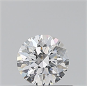 Natural Diamond 0.40 Carats, Round with Excellent Cut, D Color, VS2 Clarity and Certified by GIA