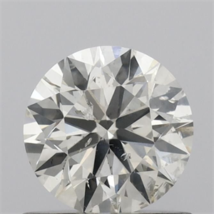 Picture of Natural Diamond 0.71 Carats, Round with Excellent Cut, J Color, SI2 Clarity and Certified by IGI