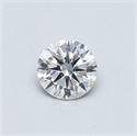 Natural Diamond 0.41 Carats, Round with Very Good Cut, E Color, SI2 Clarity and Certified by GIA