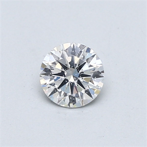 Picture of Natural Diamond 0.41 Carats, Round with Very Good Cut, E Color, SI2 Clarity and Certified by GIA