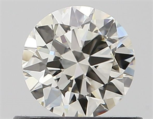 Picture of Natural Diamond 0.50 Carats, Round with Excellent Cut, J Color, VS1 Clarity and Certified by GIA