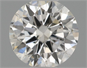 Natural Diamond 0.40 Carats, Round with Excellent Cut, F Color, SI1 Clarity and Certified by IGI