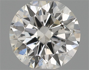 Picture of Natural Diamond 0.40 Carats, Round with Excellent Cut, F Color, SI1 Clarity and Certified by IGI