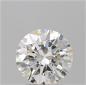 Natural Diamond 1.71 Carats, Round with Excellent Cut, H Color, VVS1 Clarity and Certified by GIA