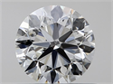 Natural Diamond 0.50 Carats, Round with Very Good Cut, I Color, VVS2 Clarity and Certified by GIA