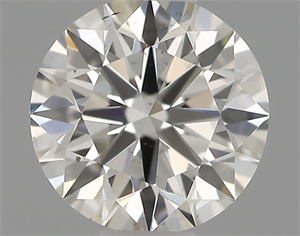 Picture of Natural Diamond 0.40 Carats, Round with Excellent Cut, H Color, VS2 Clarity and Certified by IGI