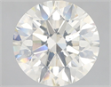 Natural Diamond 5.11 Carats, Round with Excellent Cut, K Color, SI2 Clarity and Certified by GIA