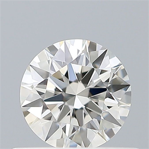 Picture of Natural Diamond 0.40 Carats, Round with Excellent Cut, G Color, IF Clarity and Certified by IGI