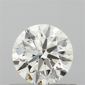 Picture of Natural Diamond 0.52 Carats, Round with Excellent Cut, J Color, VVS2 Clarity and Certified by IGI