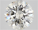 Natural Diamond 3.30 Carats, Round with Excellent Cut, H Color, VS2 Clarity and Certified by IGI