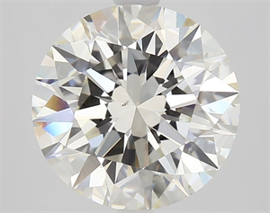 Picture of Natural Diamond 3.30 Carats, Round with Excellent Cut, H Color, VS2 Clarity and Certified by IGI