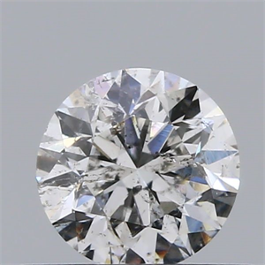 Picture of Natural Diamond 0.42 Carats, Round with Good Cut, H Color, SI2 Clarity and Certified by GIA