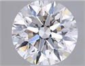 Natural Diamond 0.42 Carats, Round with Excellent Cut, F Color, SI1 Clarity and Certified by GIA