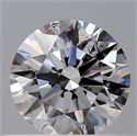 Natural Diamond 0.40 Carats, Round with Excellent Cut, D Color, SI2 Clarity and Certified by GIA