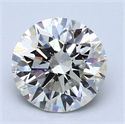 Natural Diamond 2.01 Carats, Round with Excellent Cut, I Color, SI1 Clarity and Certified by GIA