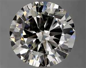 Picture of Natural Diamond 3.00 Carats, Round with Very Good Cut, H Color, SI2 Clarity and Certified by IGI