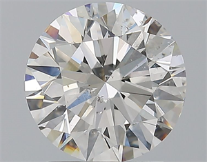 Picture of Natural Diamond 2.00 Carats, Round with Excellent Cut, H Color, SI2 Clarity and Certified by GIA