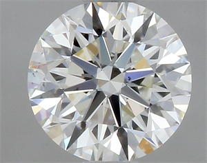 Picture of Natural Diamond 0.46 Carats, Round with Excellent Cut, I Color, VS2 Clarity and Certified by GIA