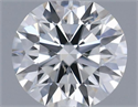 Natural Diamond 0.45 Carats, Round with Excellent Cut, H Color, SI2 Clarity and Certified by GIA