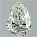 Natural Diamond 2.00 Carats, Pear with  Cut, J Color, VS2 Clarity and Certified by IGI