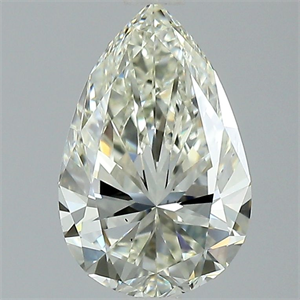 Picture of Natural Diamond 2.00 Carats, Pear with  Cut, J Color, VS2 Clarity and Certified by IGI