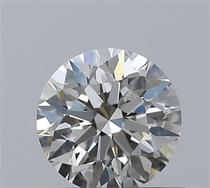 Picture of Natural Diamond 0.44 Carats, Round with Excellent Cut, H Color, VVS1 Clarity and Certified by IGI