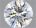 Natural Diamond 0.40 Carats, Round with Excellent Cut, H Color, VS2 Clarity and Certified by GIA