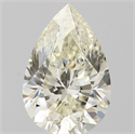 Natural Diamond 0.90 Carats, Pear with  Cut, J Color, SI1 Clarity and Certified by IGI