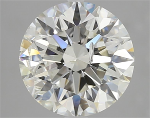 Picture of Natural Diamond 3.66 Carats, Round with Excellent Cut, H Color, SI2 Clarity and Certified by IGI