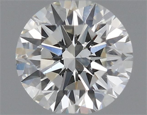 Picture of Natural Diamond 0.40 Carats, Round with Very Good Cut, I Color, VS2 Clarity and Certified by GIA