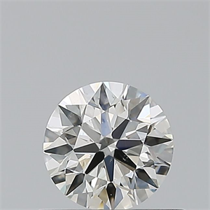 Picture of Natural Diamond 0.40 Carats, Round with Excellent Cut, I Color, SI1 Clarity and Certified by GIA