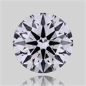 Natural Diamond 0.41 Carats, Round with Excellent Cut, I Color, VVS1 Clarity and Certified by IGI