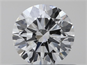 Natural Diamond 0.41 Carats, Round with Excellent Cut, H Color, VS2 Clarity and Certified by GIA