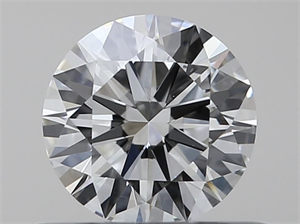 Picture of Natural Diamond 0.41 Carats, Round with Excellent Cut, H Color, VS2 Clarity and Certified by GIA