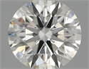 Natural Diamond 0.43 Carats, Round with Excellent Cut, H Color, VS2 Clarity and Certified by IGI