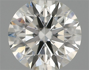 Picture of Natural Diamond 0.43 Carats, Round with Excellent Cut, H Color, VS2 Clarity and Certified by IGI