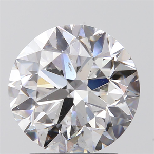 Picture of Natural Diamond 2.00 Carats, Round with Very Good Cut, E Color, SI1 Clarity and Certified by GIA