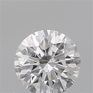 Picture of Natural Diamond 0.40 Carats, Round with Excellent Cut, E Color, I1 Clarity and Certified by GIA