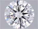 Natural Diamond 0.44 Carats, Round with Excellent Cut, E Color, SI1 Clarity and Certified by GIA