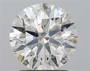 Picture of Natural Diamond 2.06 Carats, Round with Excellent Cut, J Color, SI2 Clarity and Certified by GIA