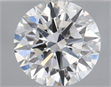 Natural Diamond 0.45 Carats, Round with Excellent Cut, G Color, SI1 Clarity and Certified by GIA