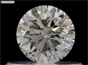 Natural Diamond 0.45 Carats, Round with Good Cut, K Color, SI2 Clarity and Certified by IGI