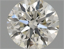 Natural Diamond 0.40 Carats, Round with Excellent Cut, H Color, VS2 Clarity and Certified by IGI