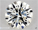 Natural Diamond 0.52 Carats, Round with Excellent Cut, K Color, VVS1 Clarity and Certified by GIA