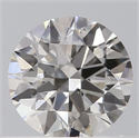 Natural Diamond 0.40 Carats, Round with Excellent Cut, H Color, VS2 Clarity and Certified by GIA